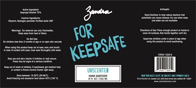 236 mL Label (Handsanitizer 8oz 3.125x7   Modified)
